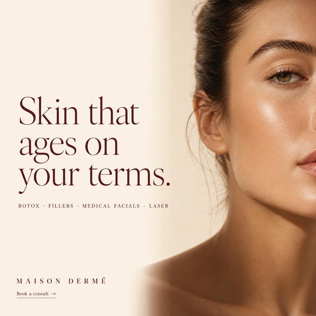 Maison Dermé — Luxury Med Spa ad creative by Healthy Scales